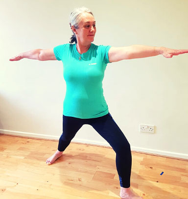 Amanda Powell, yoga instructor in Cardiff
